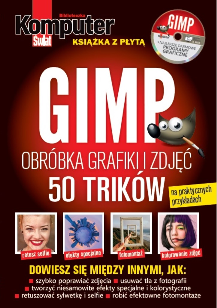 5 Komputer świat Biblioteczka Gimp Obróbka Grafiki I Zdjęć 50