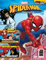 6 - Spiderman Magazyn z dodatkiem Pajęczy miotacz dysków oraz saszetka z kartami Match Attax