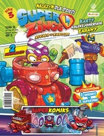 5 - SuperZings Magazyn dla Dzieci z dodatkiem magnes oraz figurka SuperZings z serii 3
