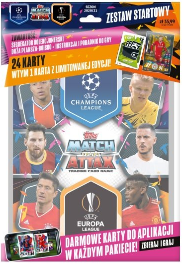 1 Uefa Champions League 2020 21 Match Attax Zestaw Startowy Kiosk Online Kiosk Online